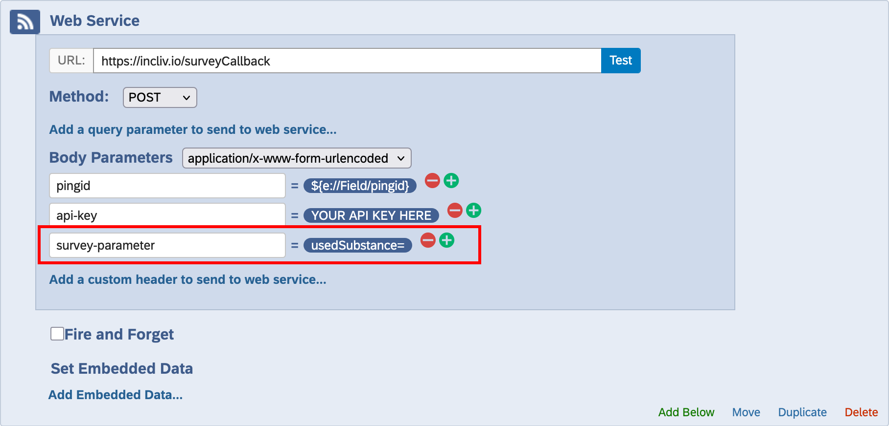 Qualtrics Custom Survey Param Remove