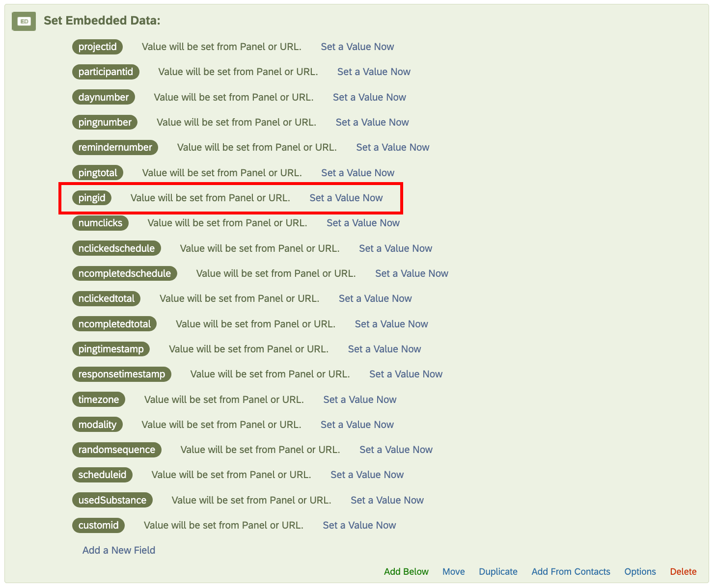 Qualtrics Ping ID Parameter